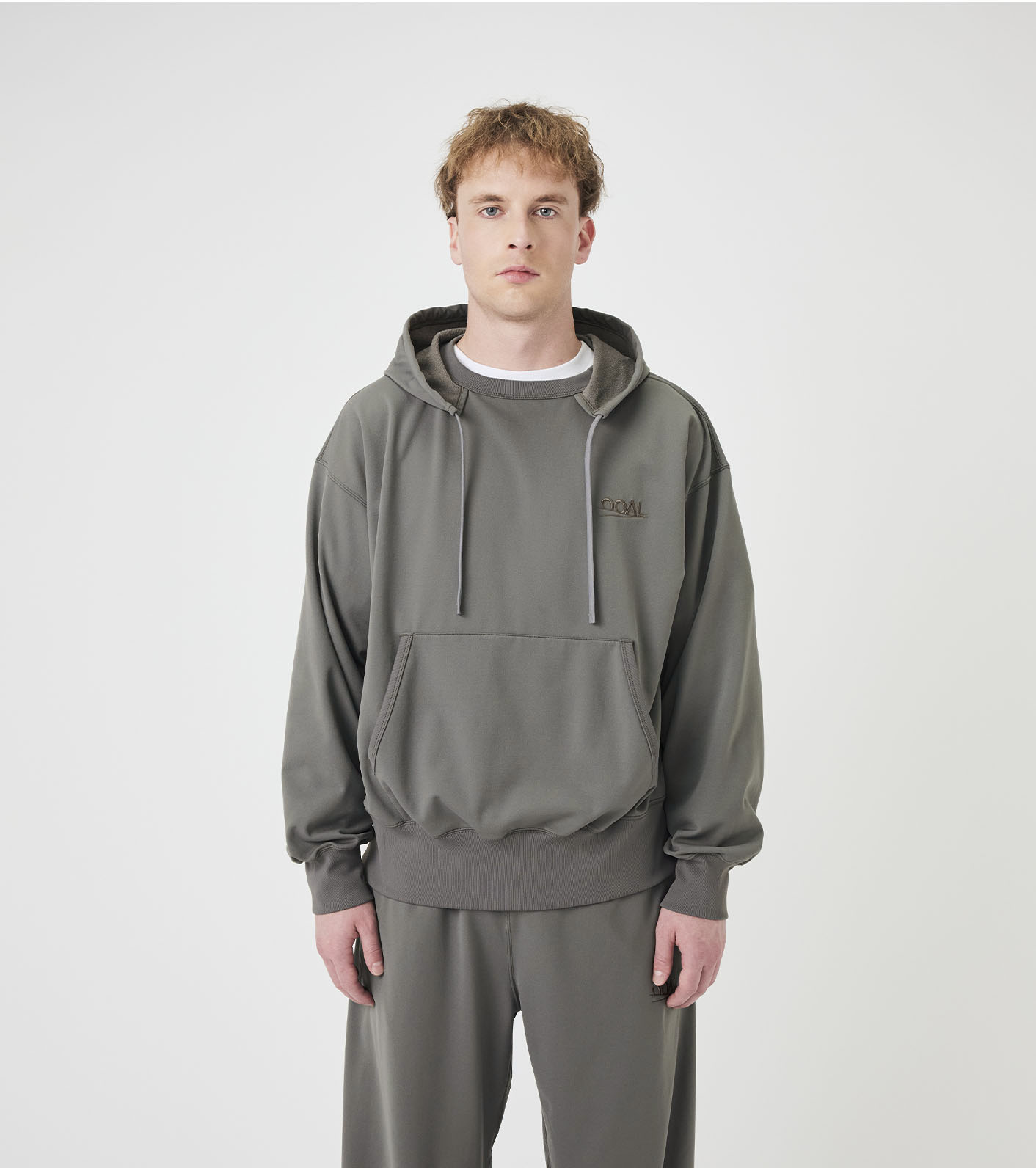 OOAL Polyester Pile Hooded Parka