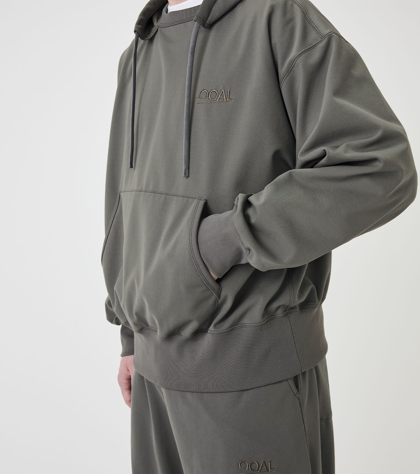 OOAL Polyester Pile Hooded Parka