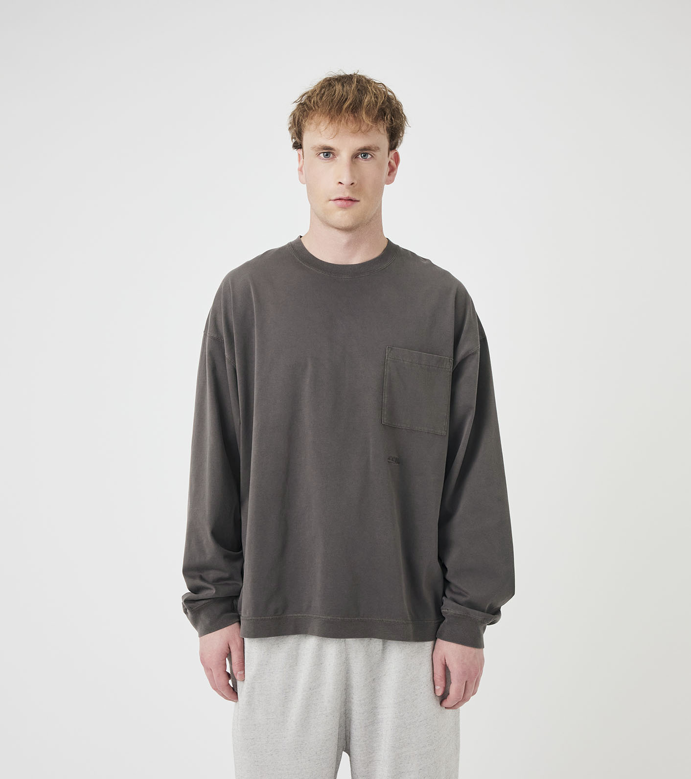 OOAL Long Sleeve Pocket Tee