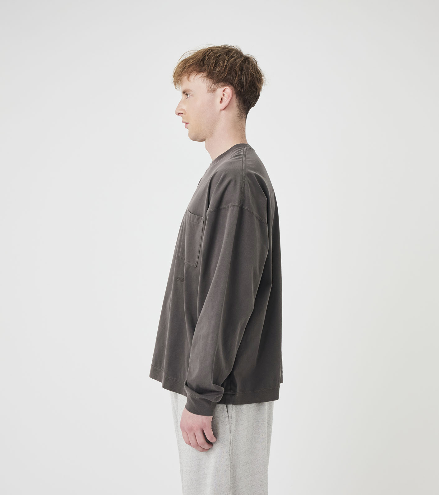 OOAL Long Sleeve Pocket Tee