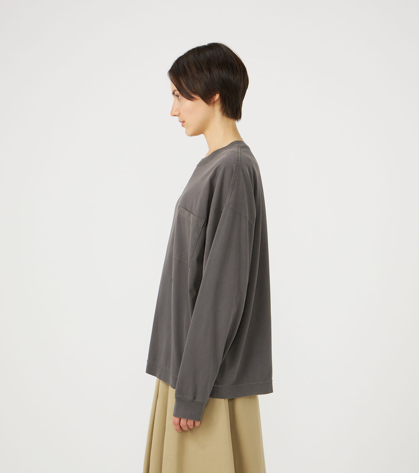 OOAL Long Sleeve Pocket Tee