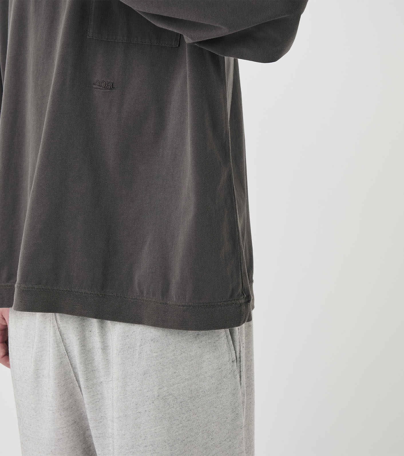 OOAL Long Sleeve Pocket Tee