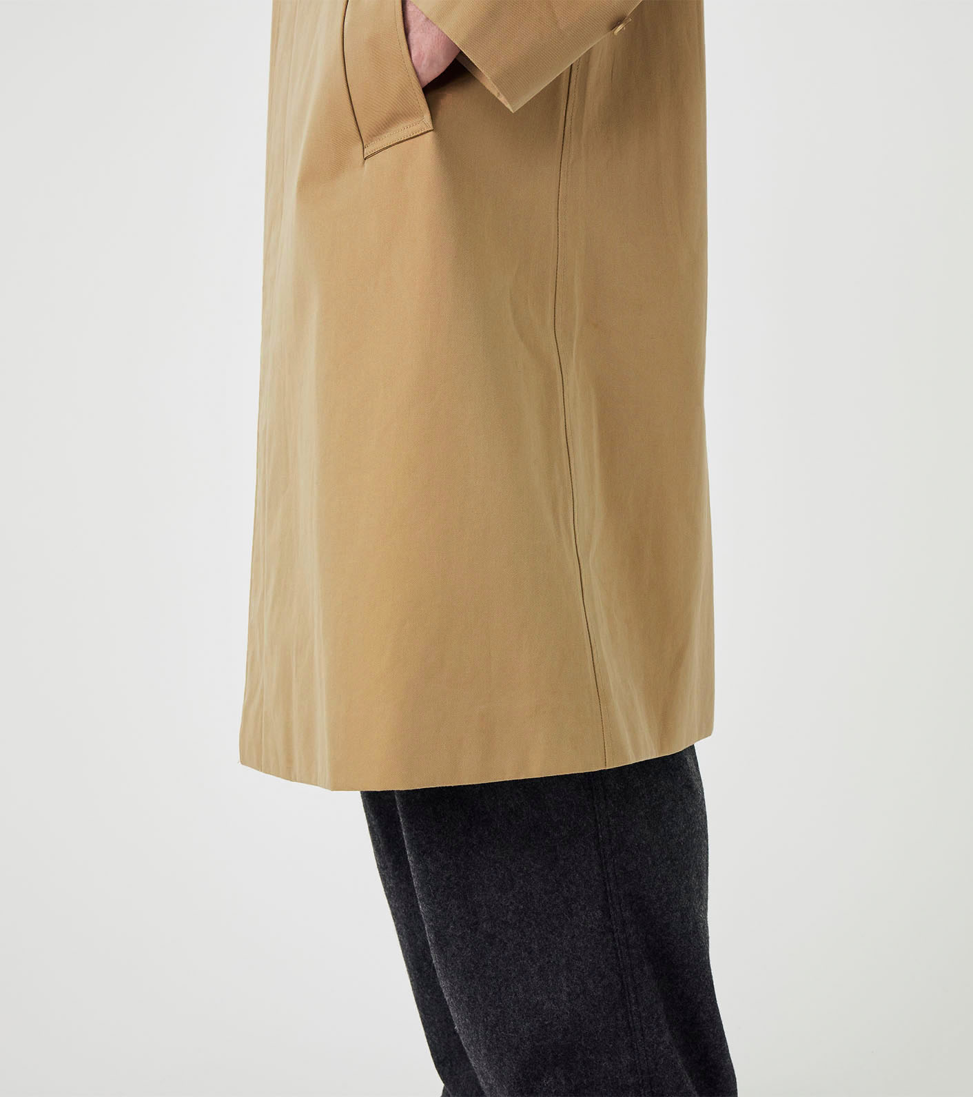 2L Cotton GORE-TEX Balmacaan Coat