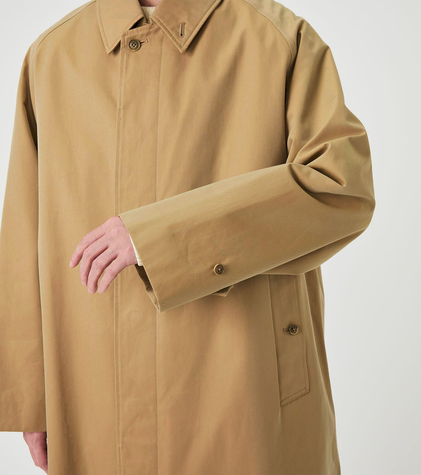 2L Cotton GORE-TEX Balmacaan Coat