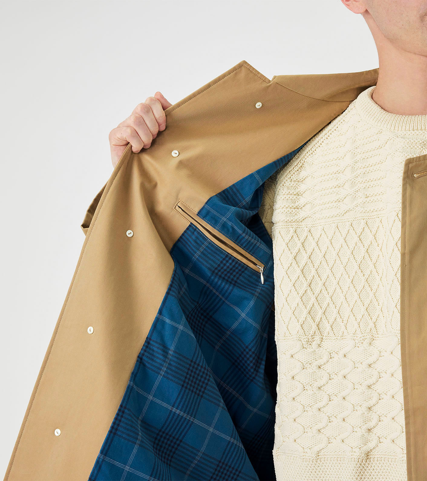 2L Cotton GORE-TEX Balmacaan Coat