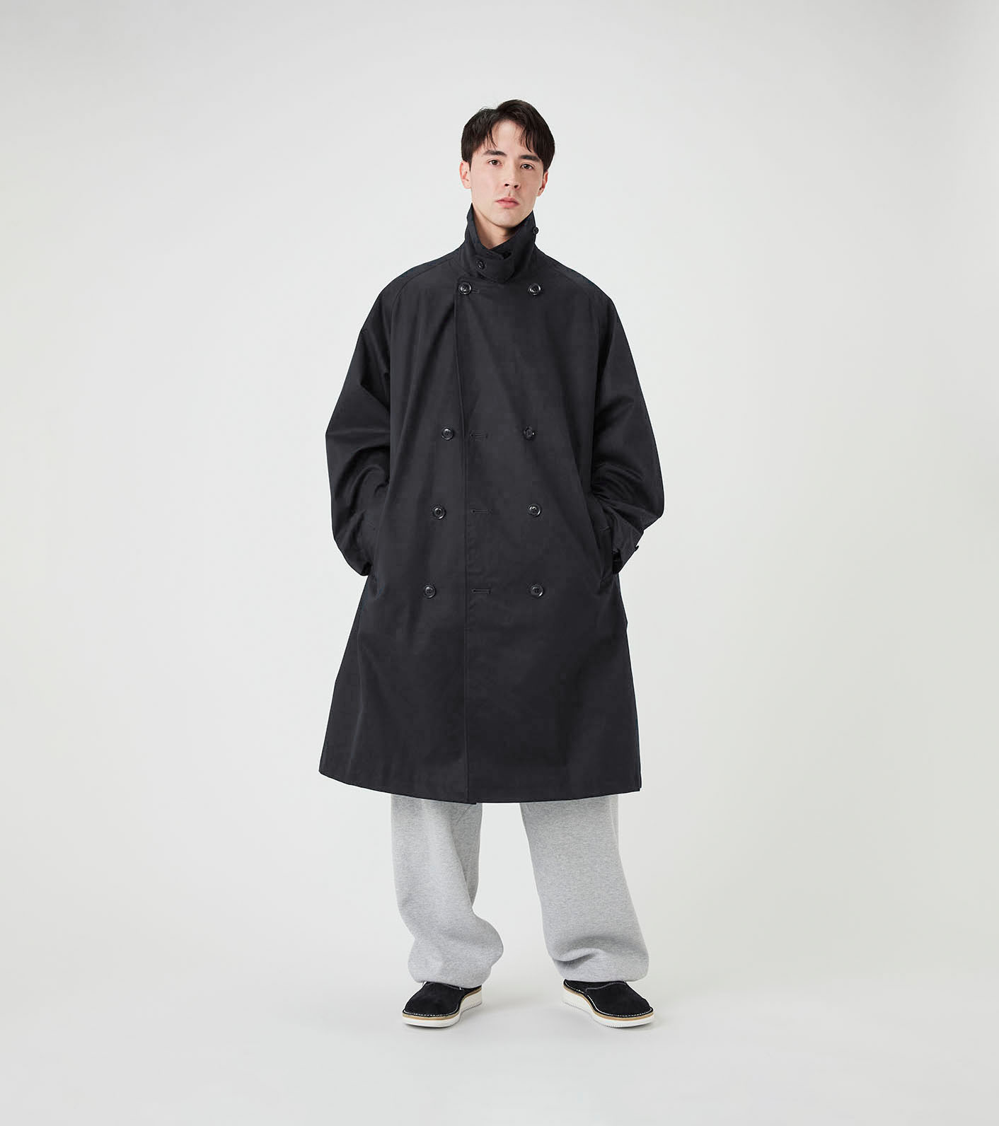 2L Cotton GORE-TEX Double Breasted Coat