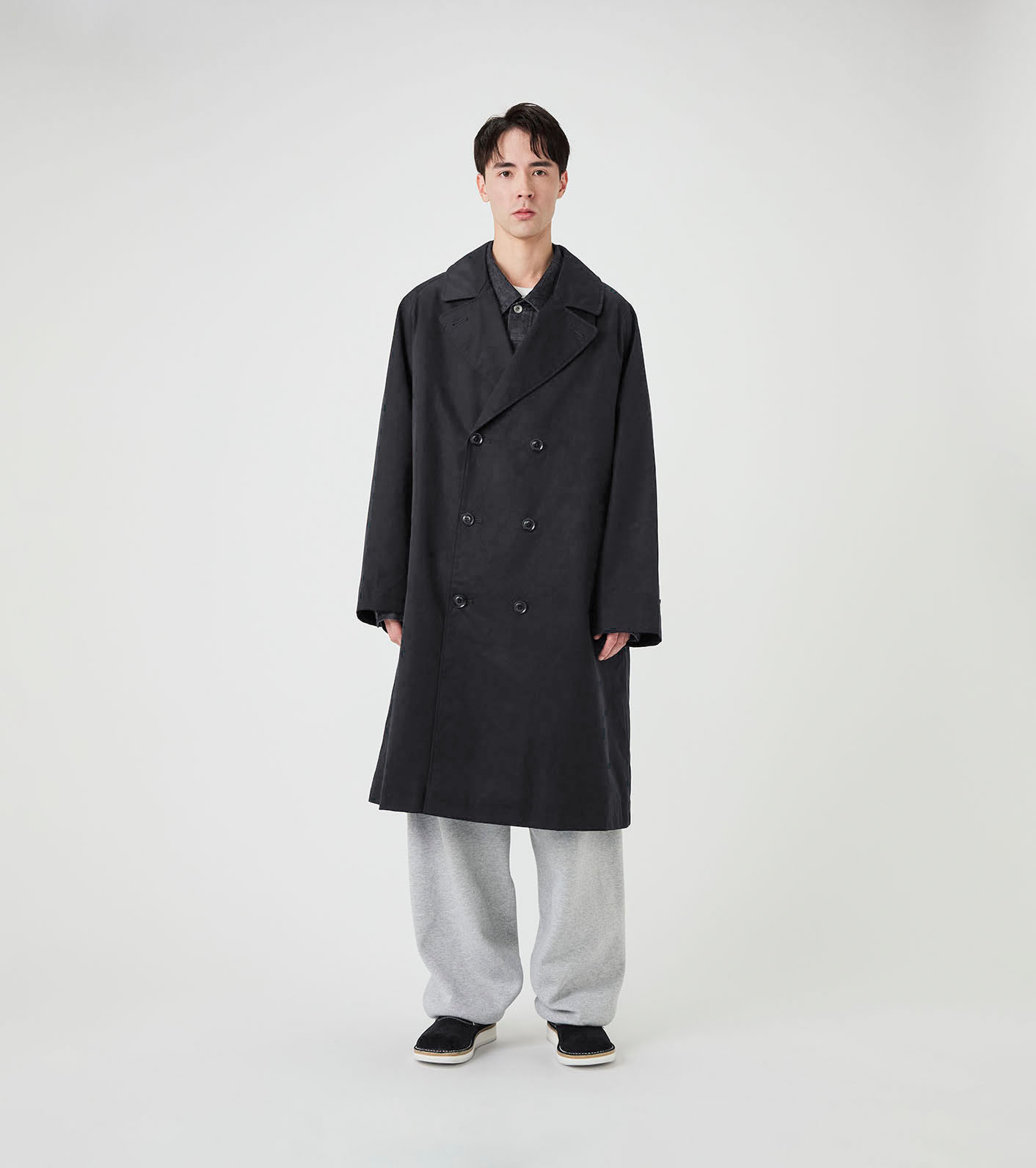 2L Cotton GORE-TEX Double Breasted Coat
