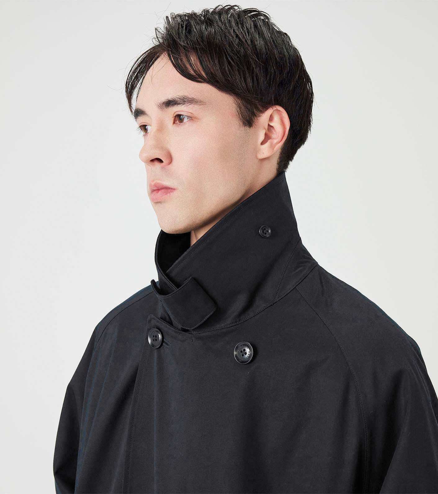 2L Cotton GORE-TEX Double Breasted Coat