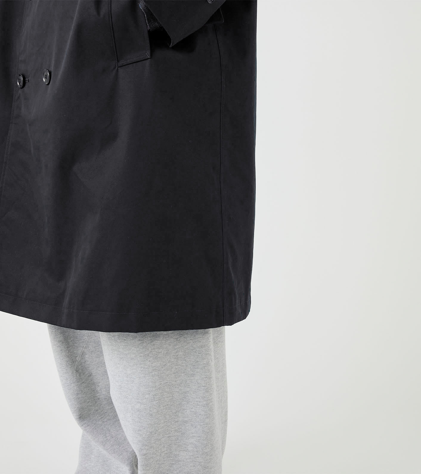 2L Cotton GORE-TEX Double Breasted Coat