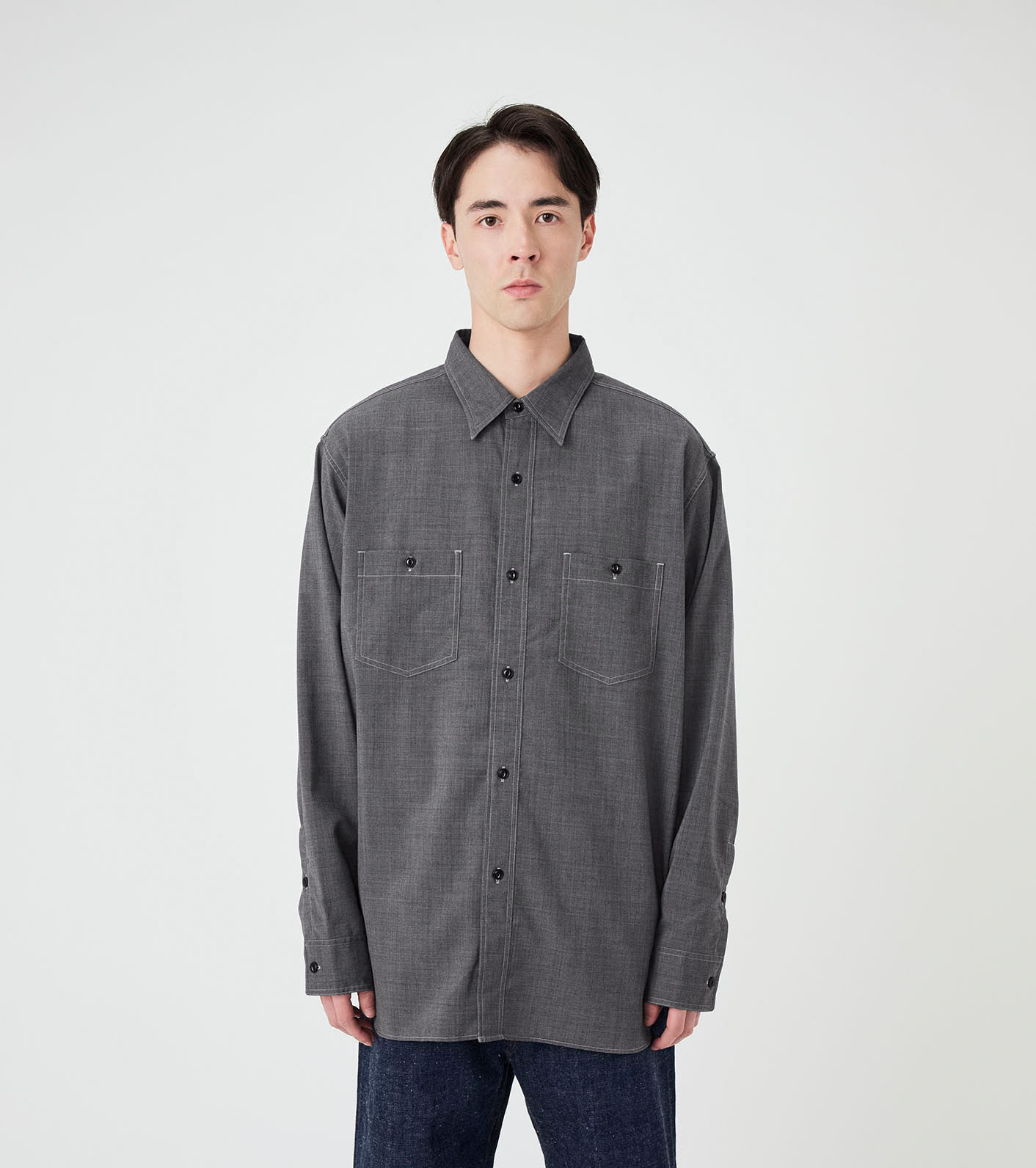 Polyester Wool Field Shirt