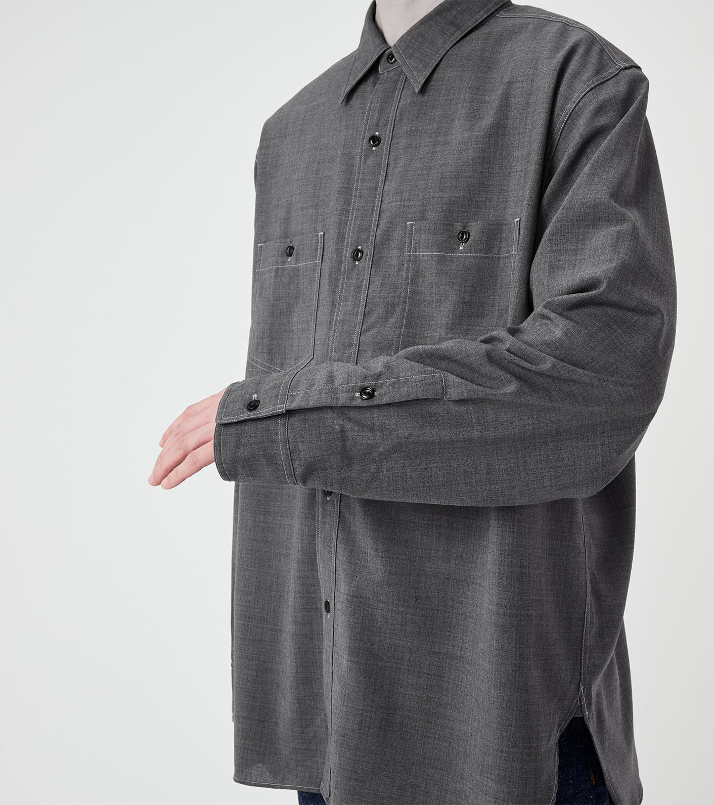 Polyester Wool Field Shirt