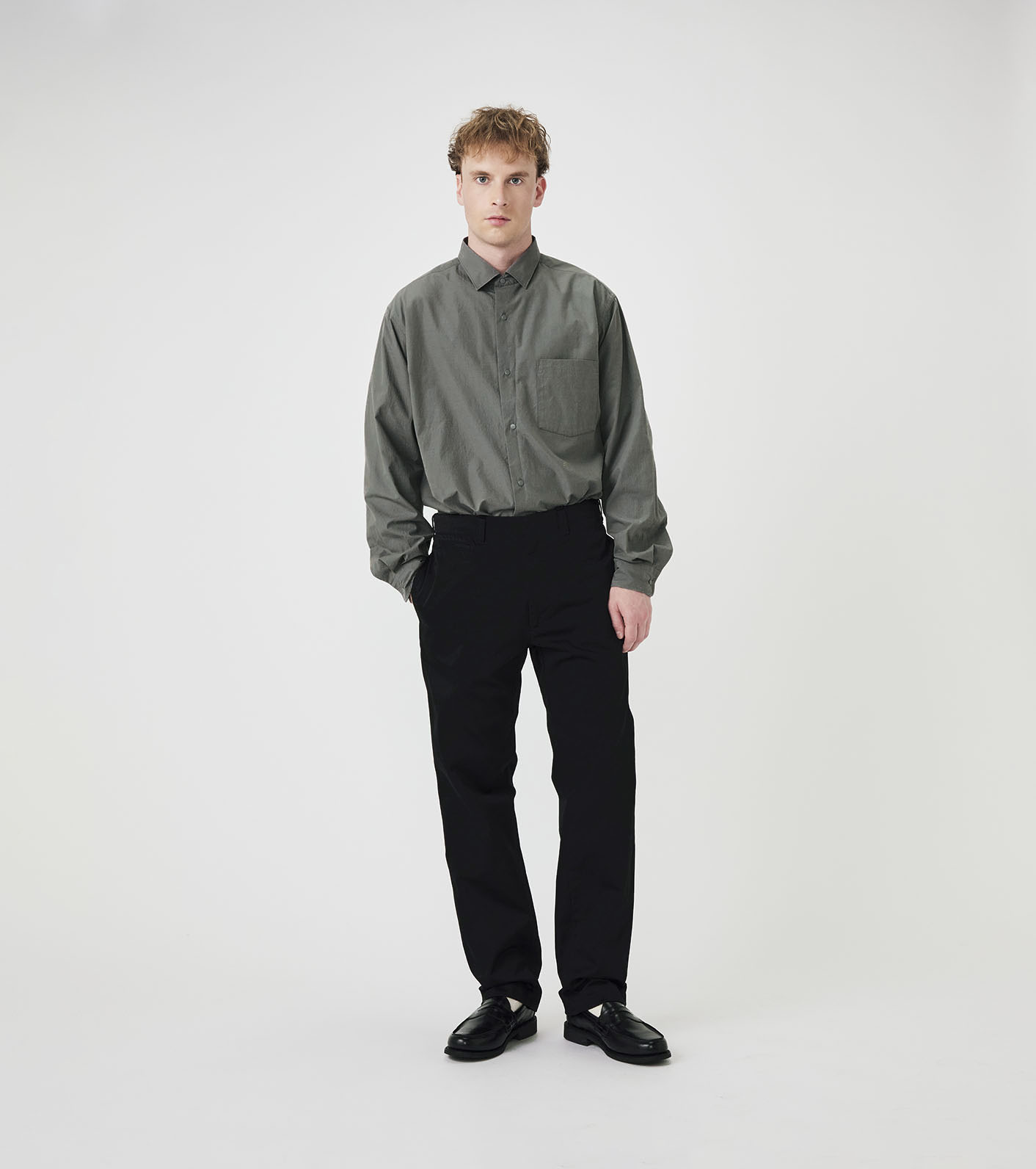 Regular Collar Wind Shirt
