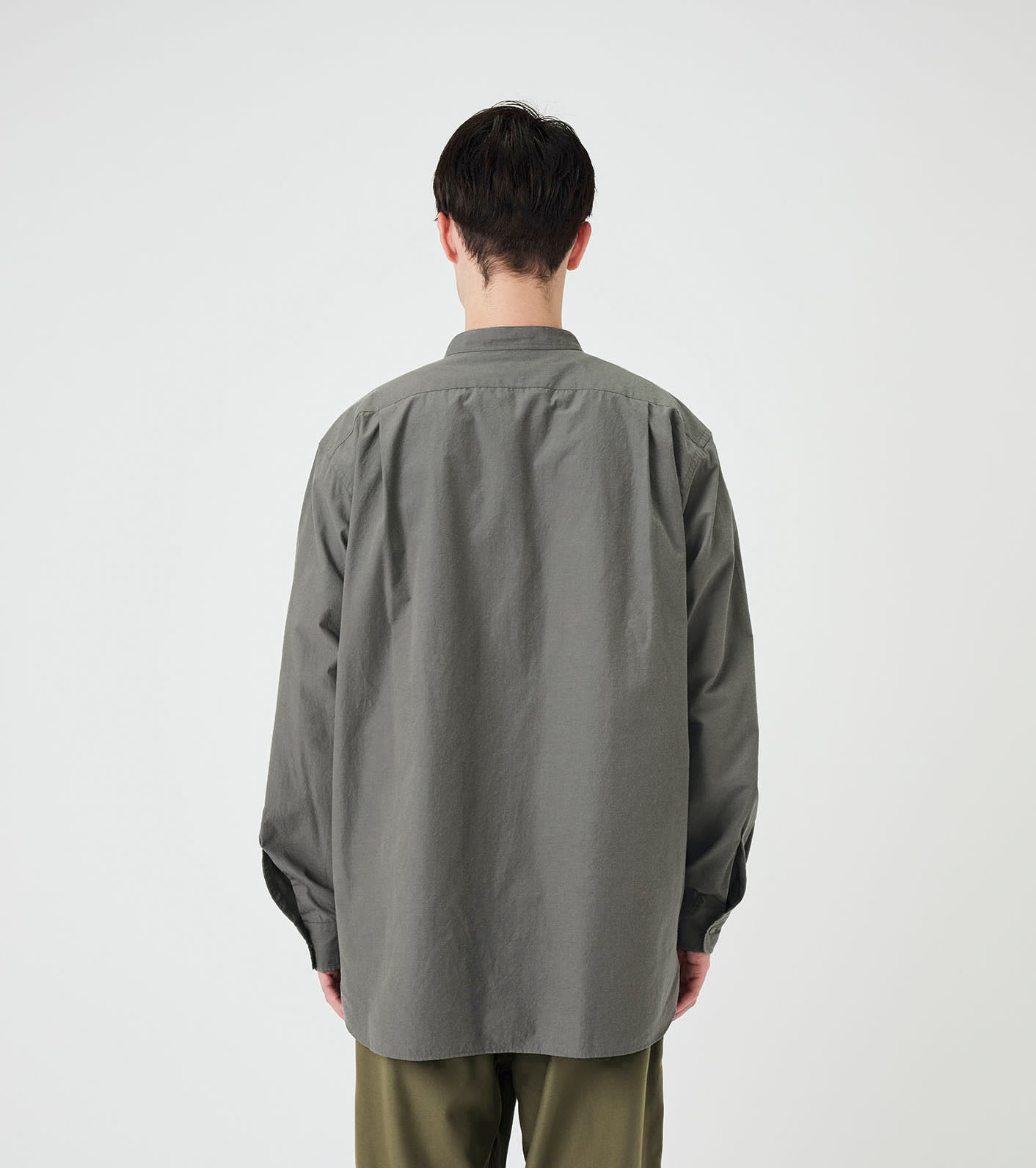Band Collar Wind Shirt
