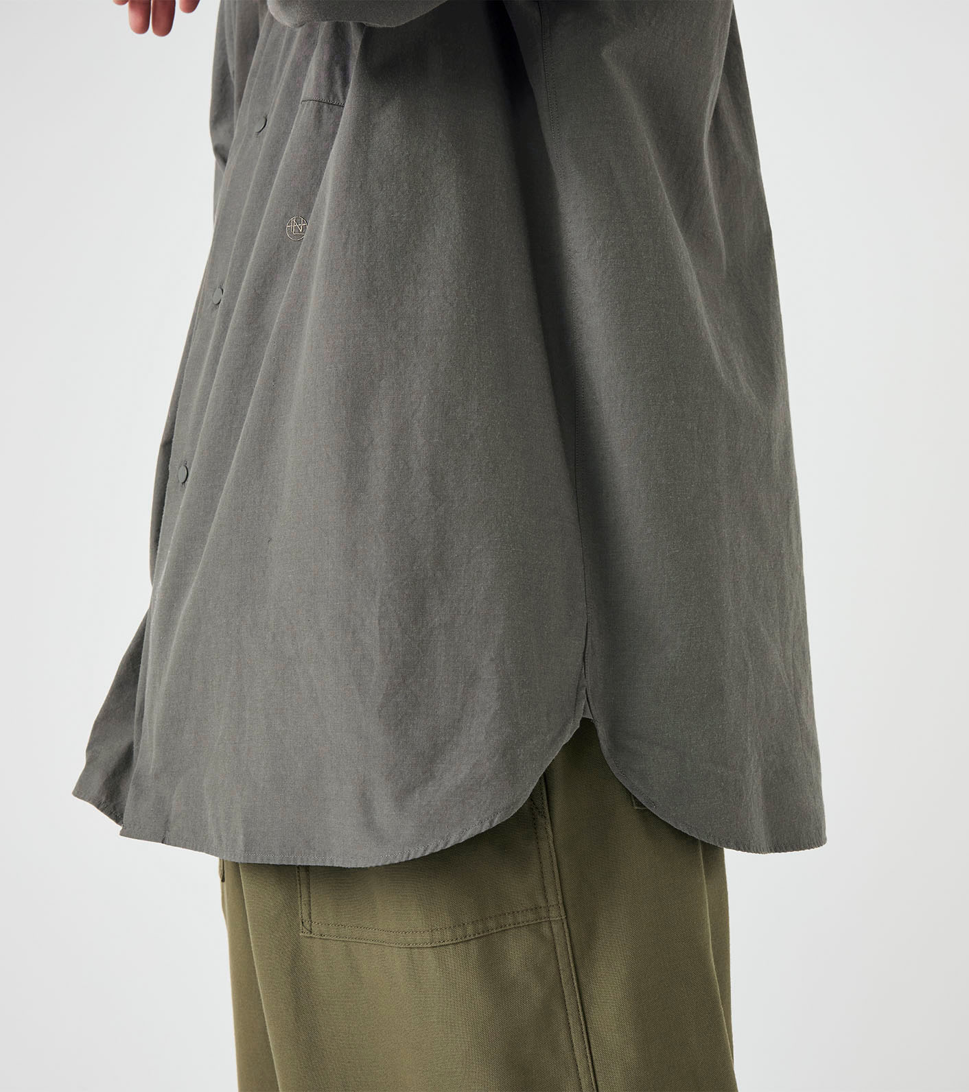 Band Collar Wind Shirt