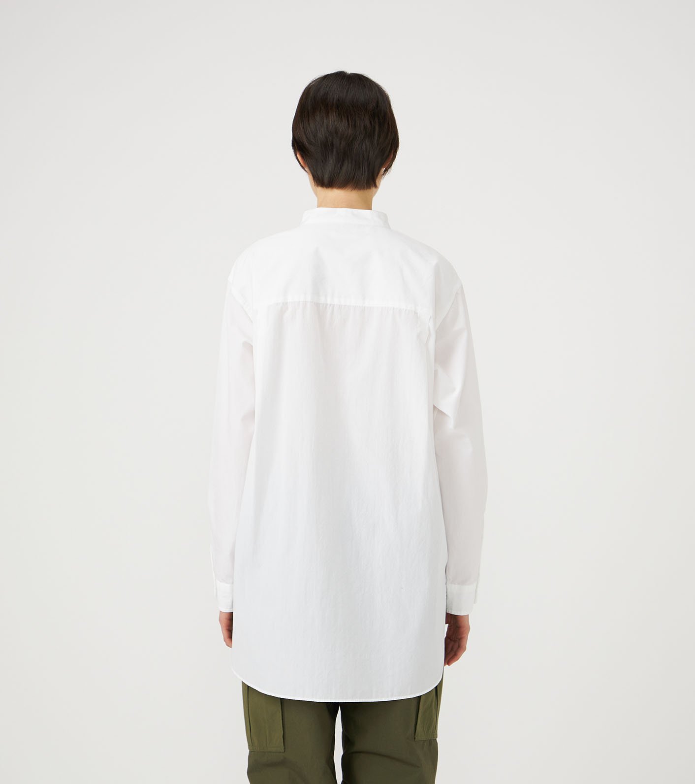 Band Collar Wind Shirt