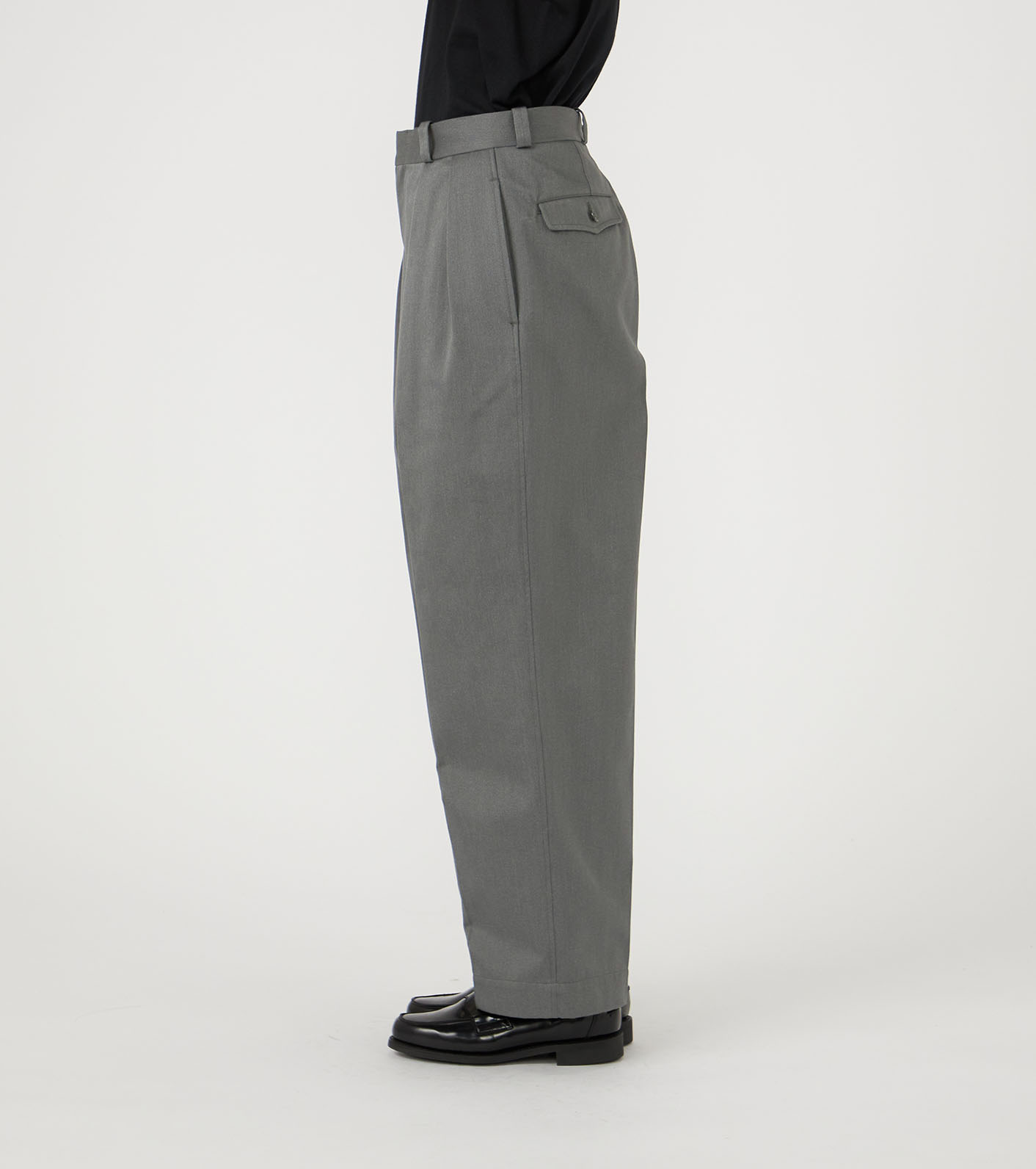 Double Pleated Chino Pants