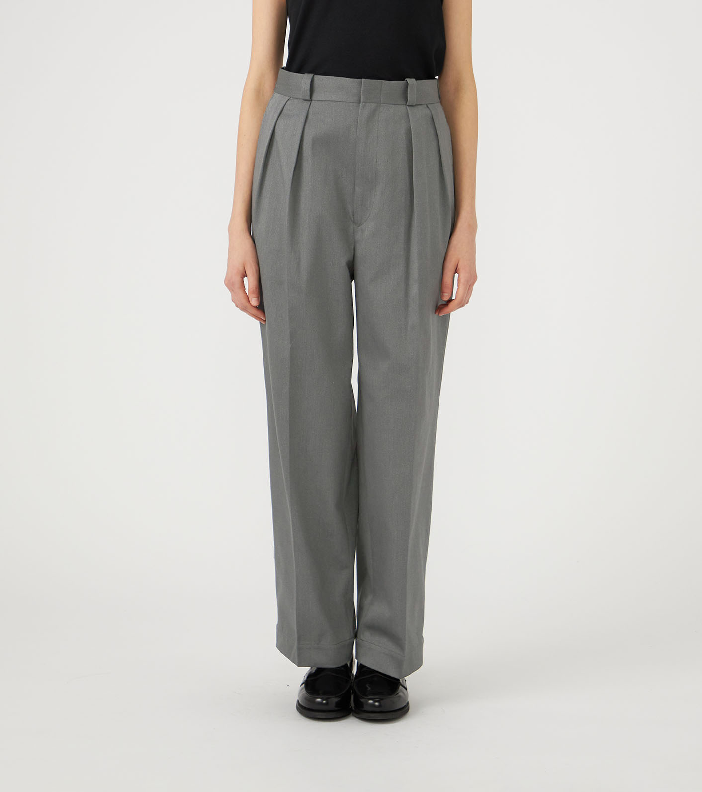 Double Pleated Chino Pants