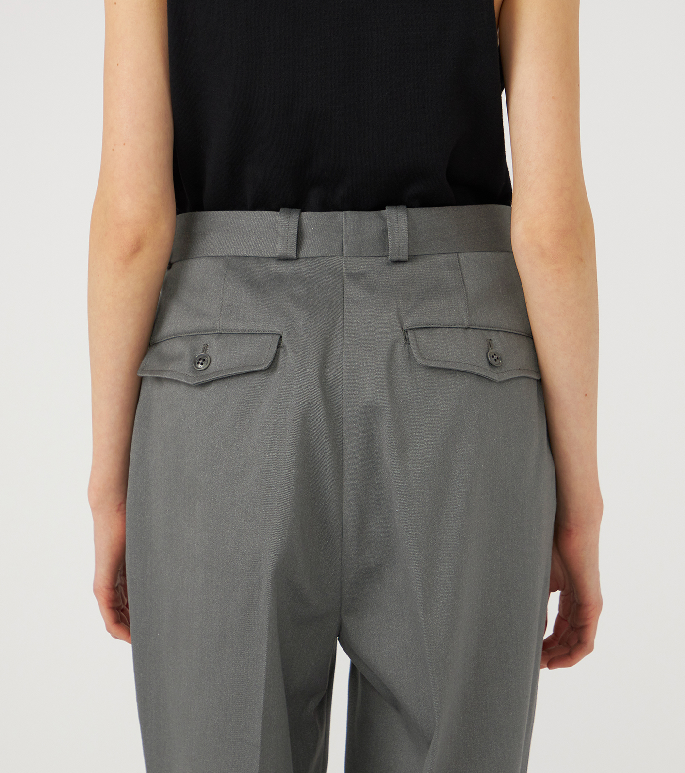 Double Pleated Chino Pants