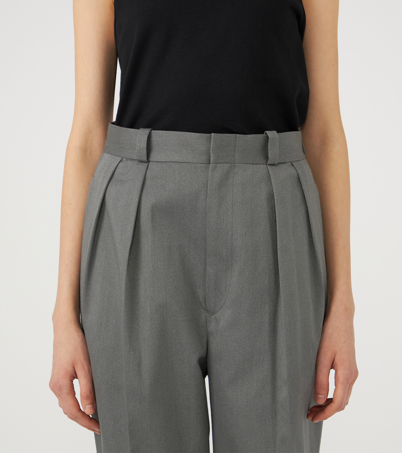 Double Pleated Chino Pants