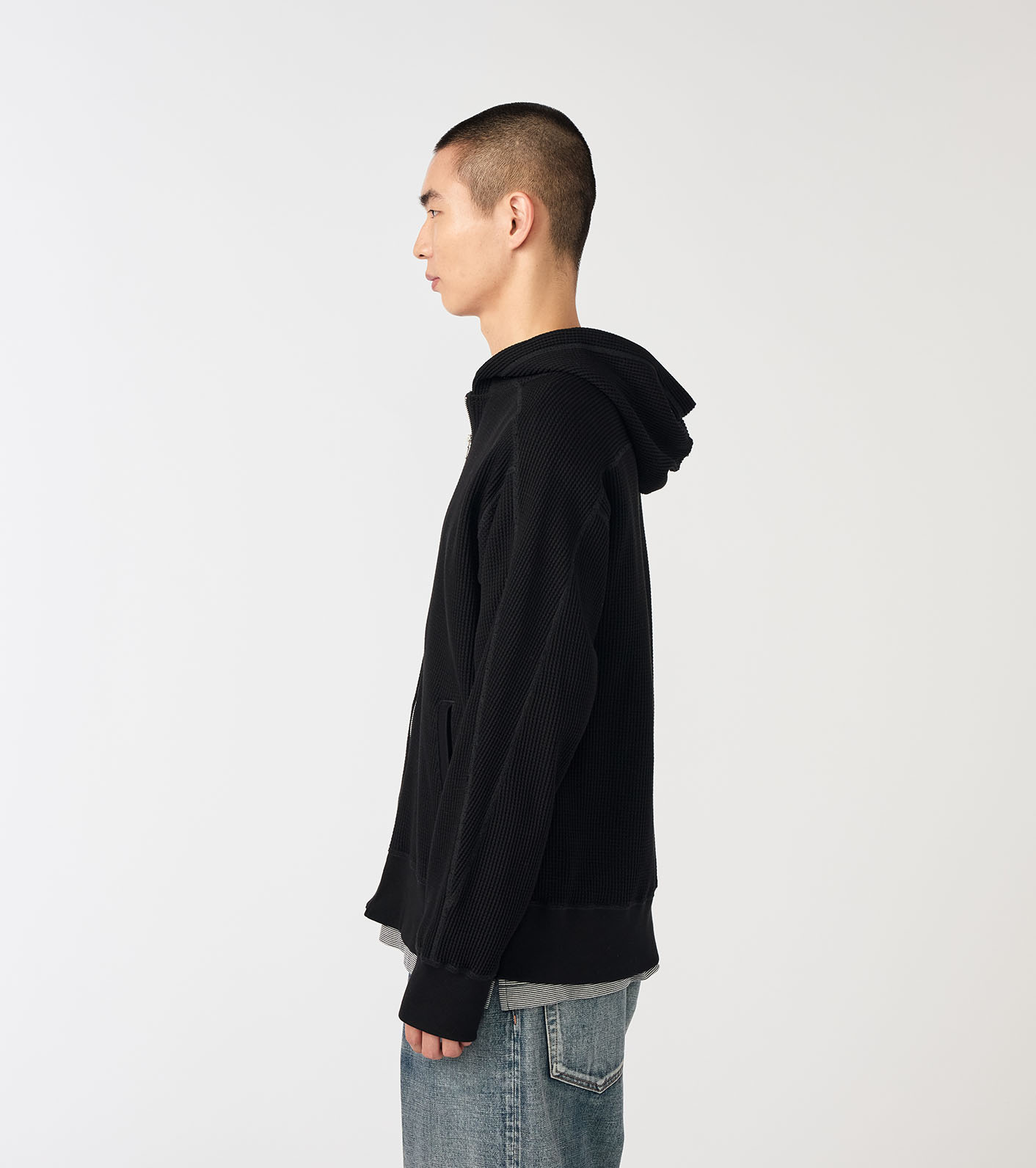 Zip Up Thermal Hoodie