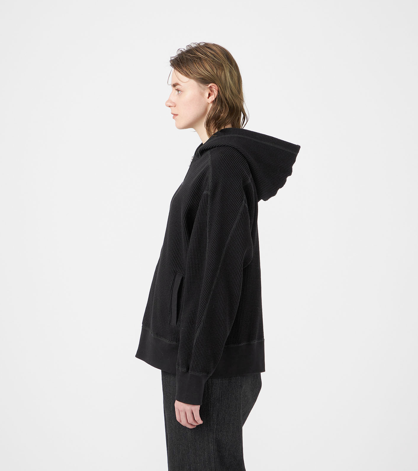 Zip Up Thermal Hoodie