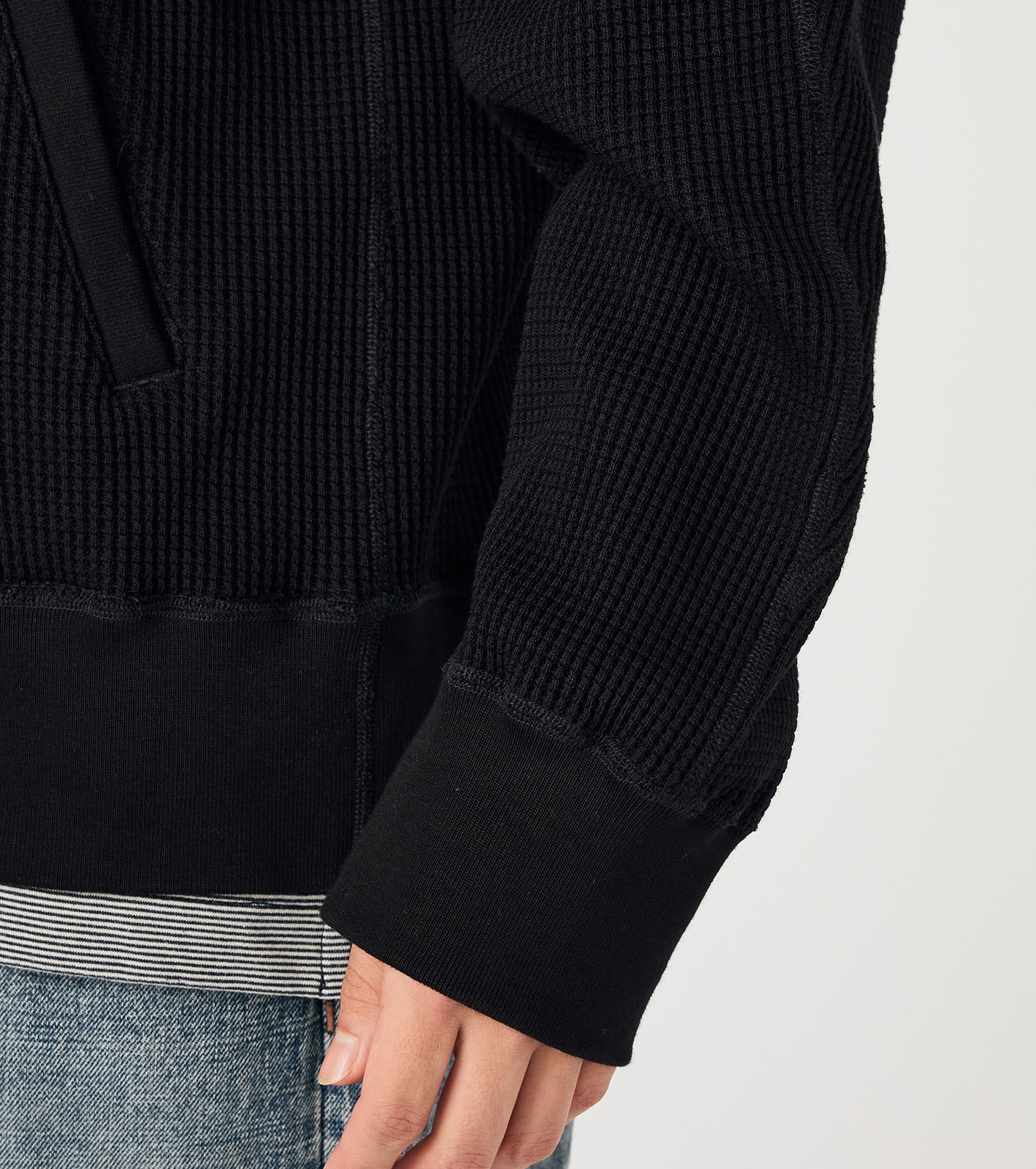 Zip Up Thermal Hoodie