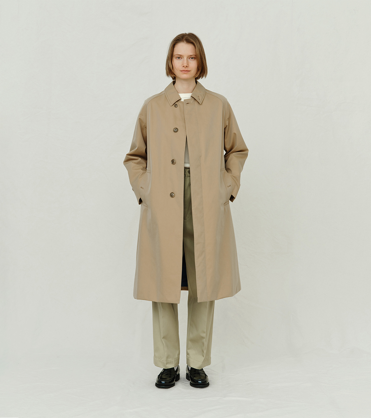 2L Cotton GORE-TEX Balmacaan Coat