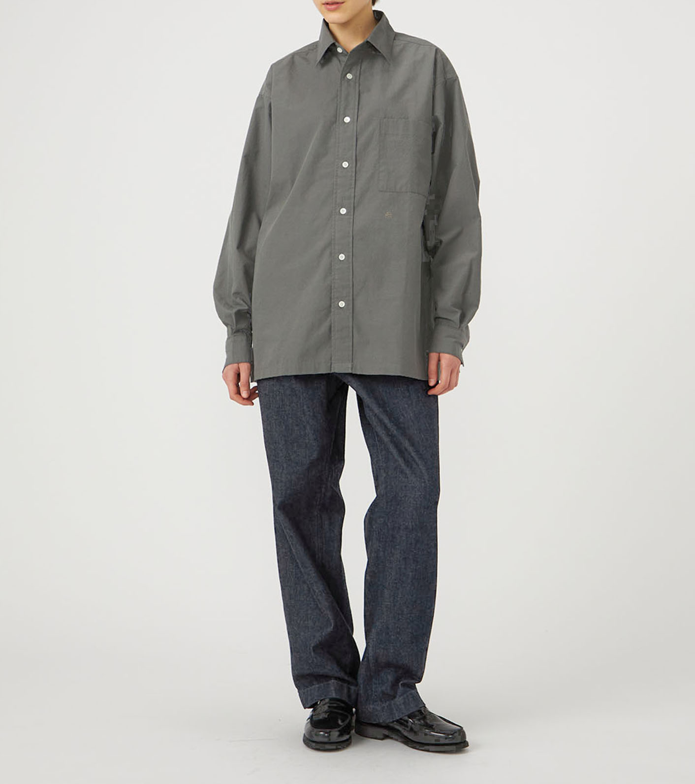 Wide Denim Pants