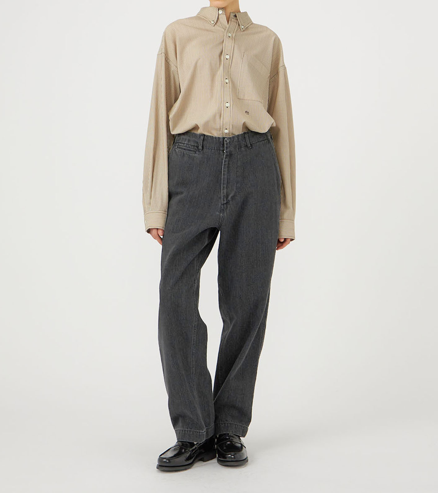 Wide Denim Pants