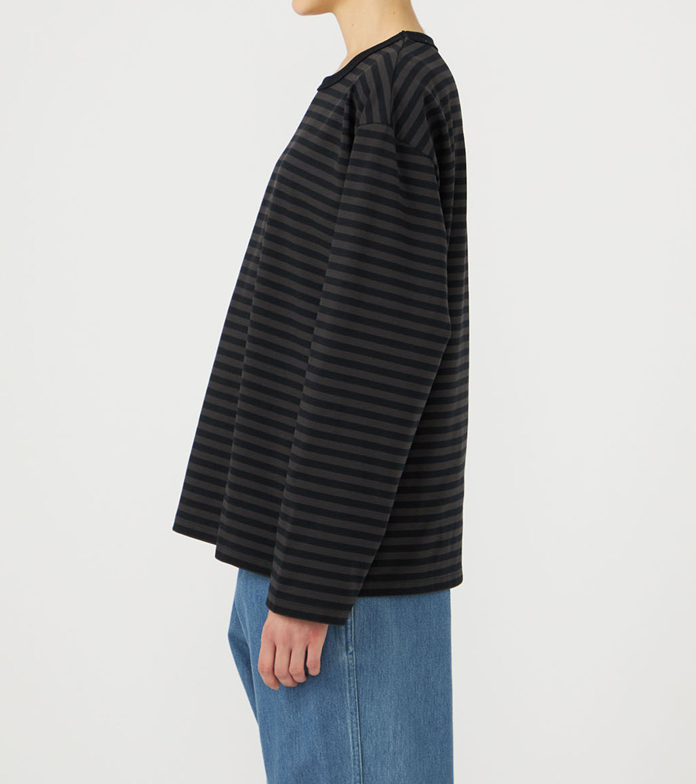 COOLMAX Stripe Jersey L/S Tee