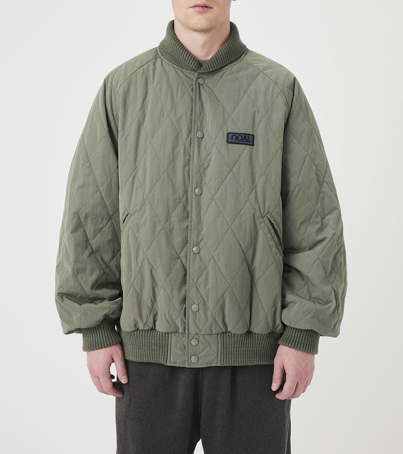OOAL Quilting Varsity Jacket
