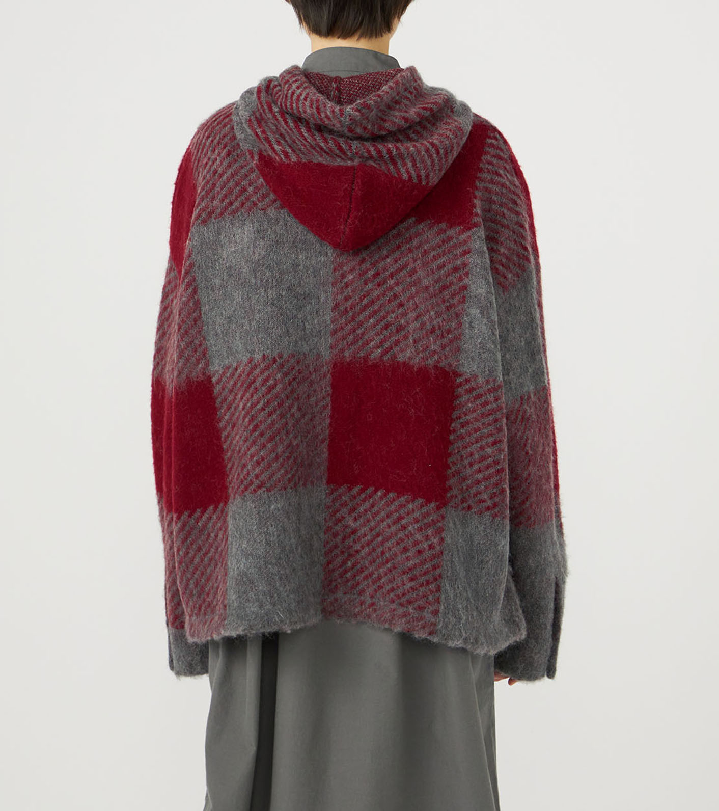 OOAL Mohair Hooded Jacket
