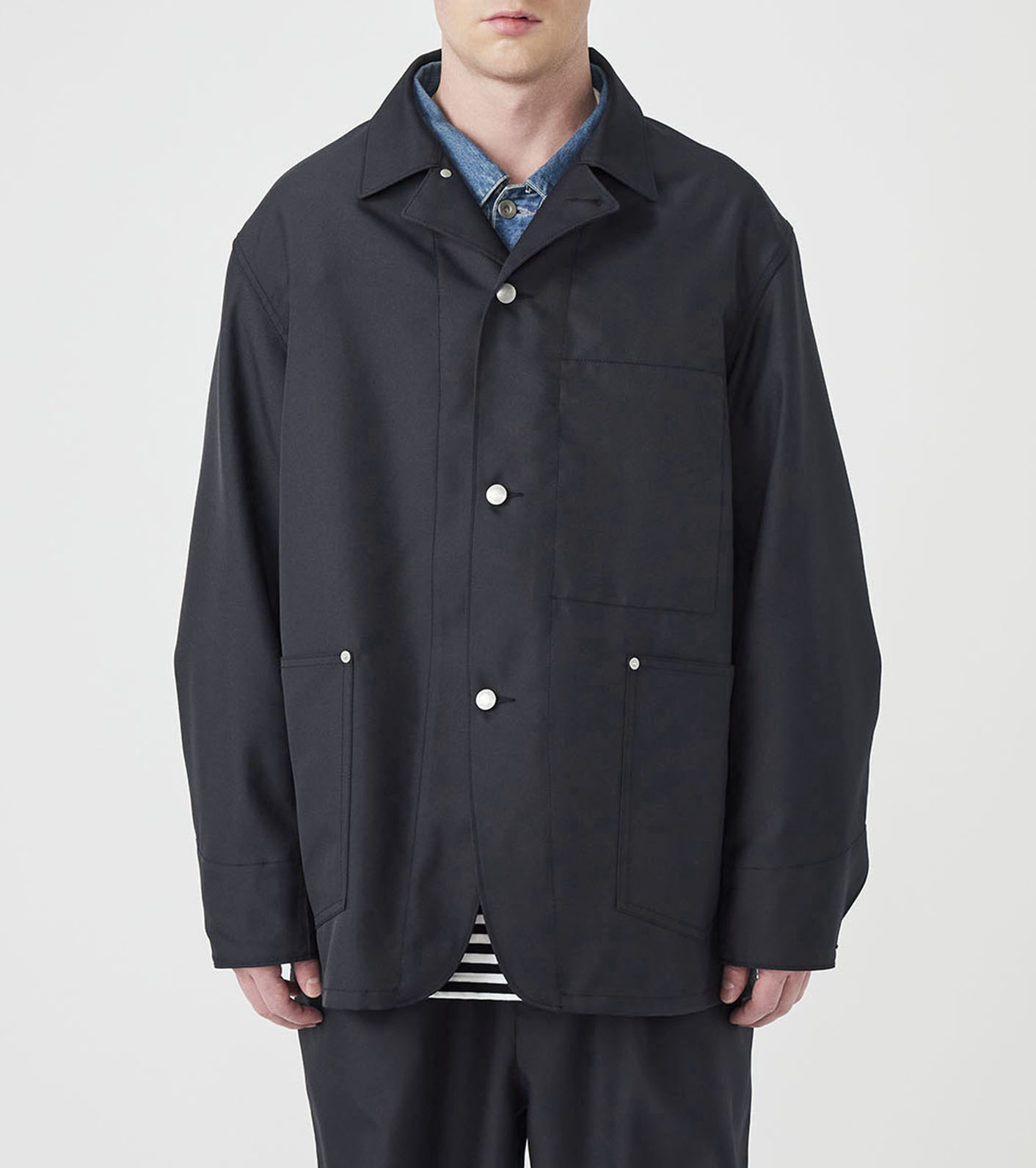 Polyester Twill Coverall Jacket