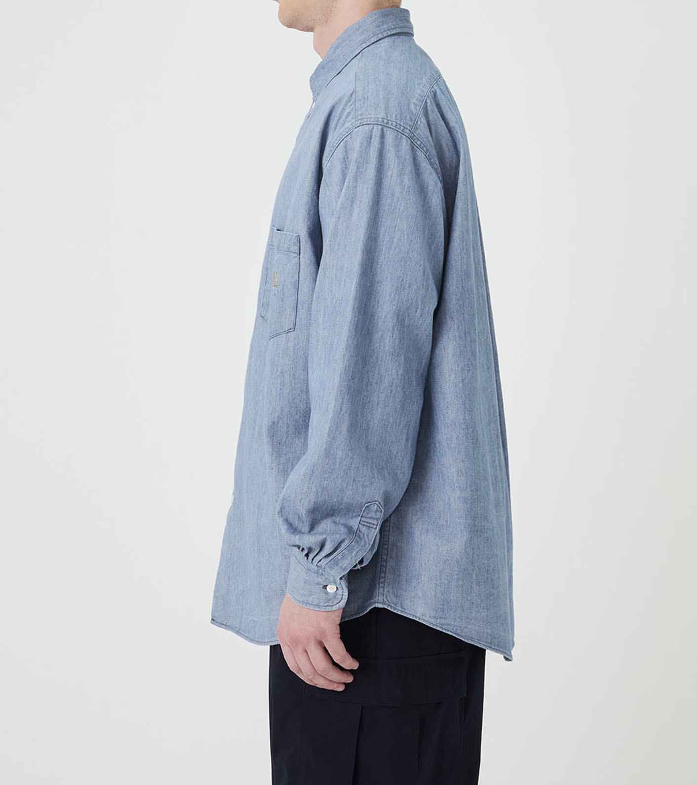 OOAL Button Down Denim Shirt