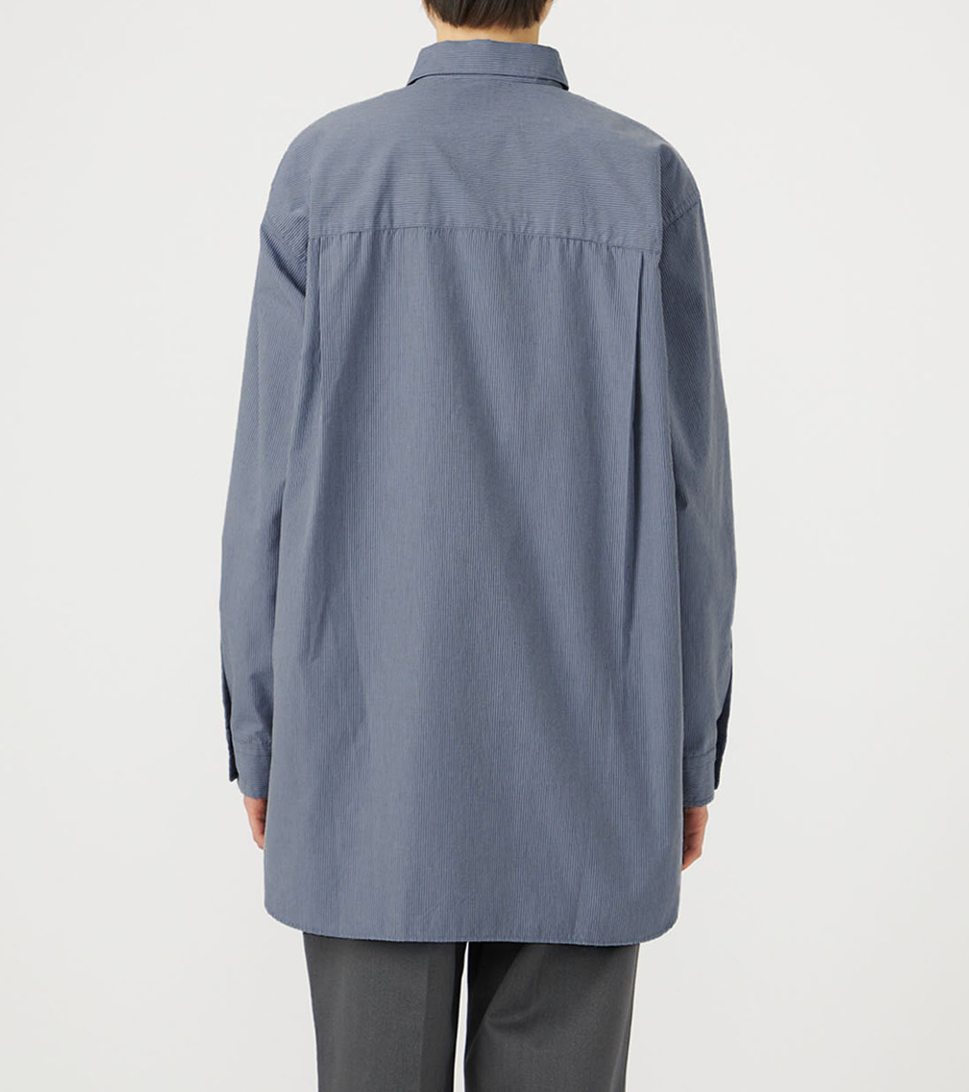 Regular Collar Striped Wind Shirt