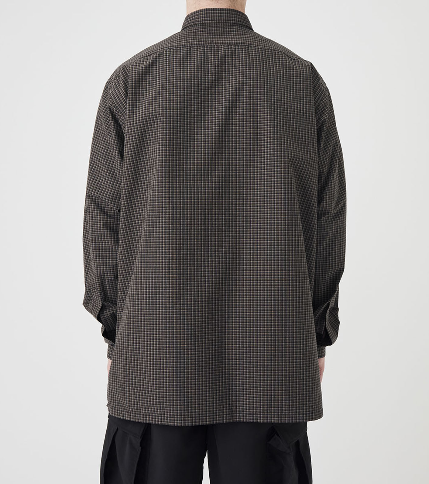 Micro Plaid Wind Shirt