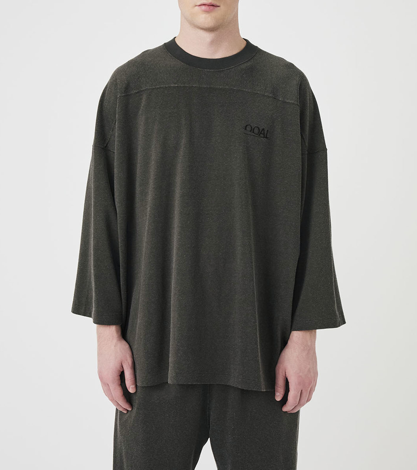OOAL Rayon Cotton Long Sleeve Tee