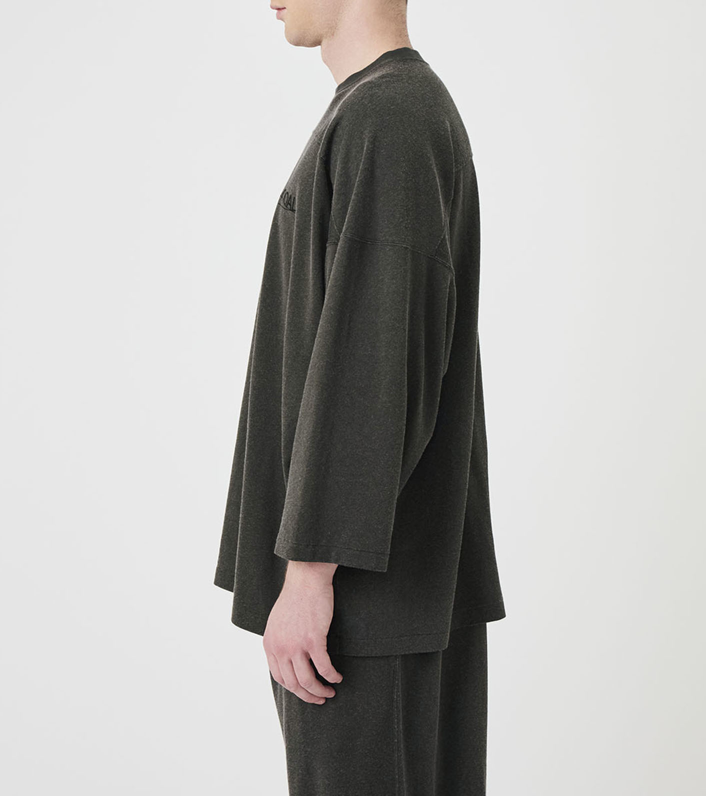 OOAL Rayon Cotton Long Sleeve Tee