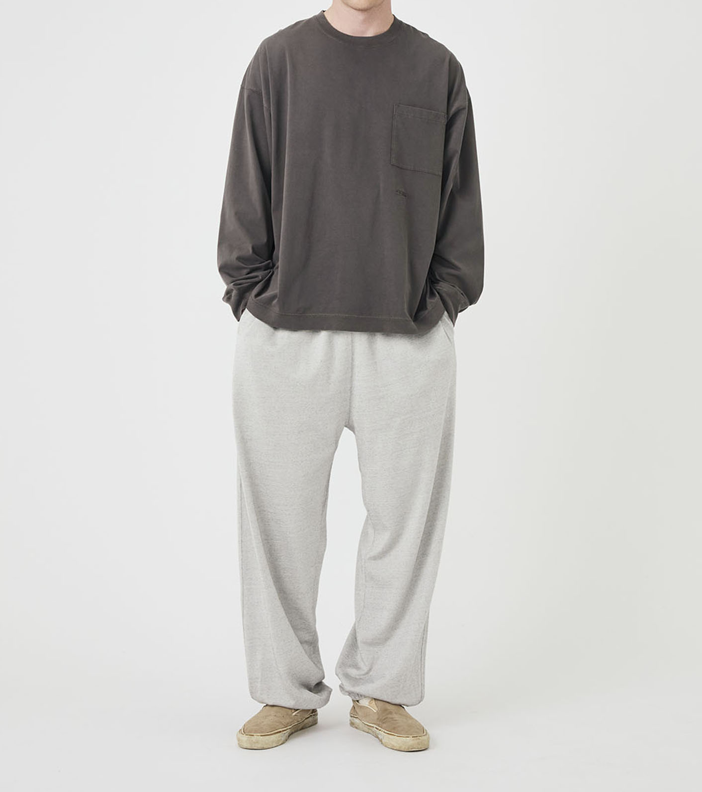 OOAL Long Sleeve Pocket Tee