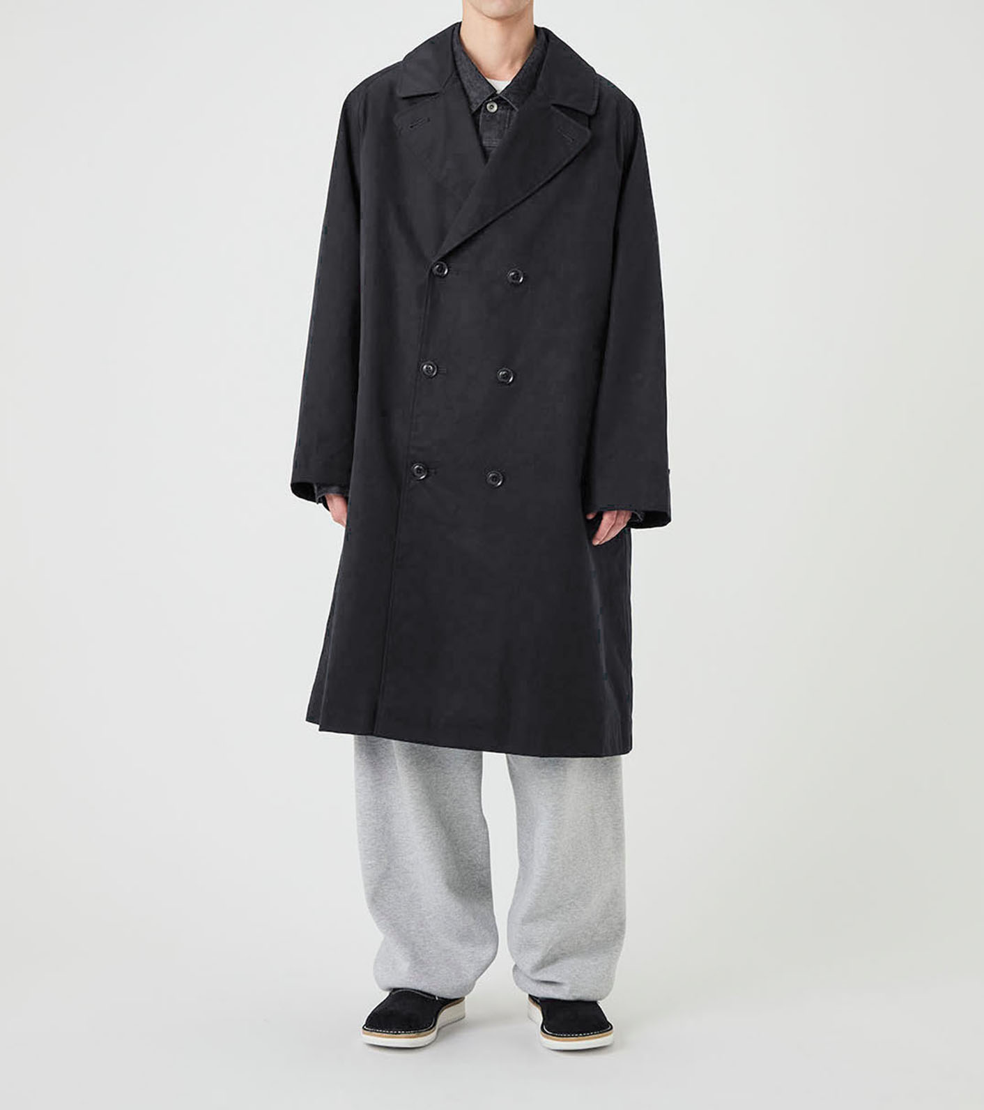 2L Cotton GORE-TEX Double Breasted Coat