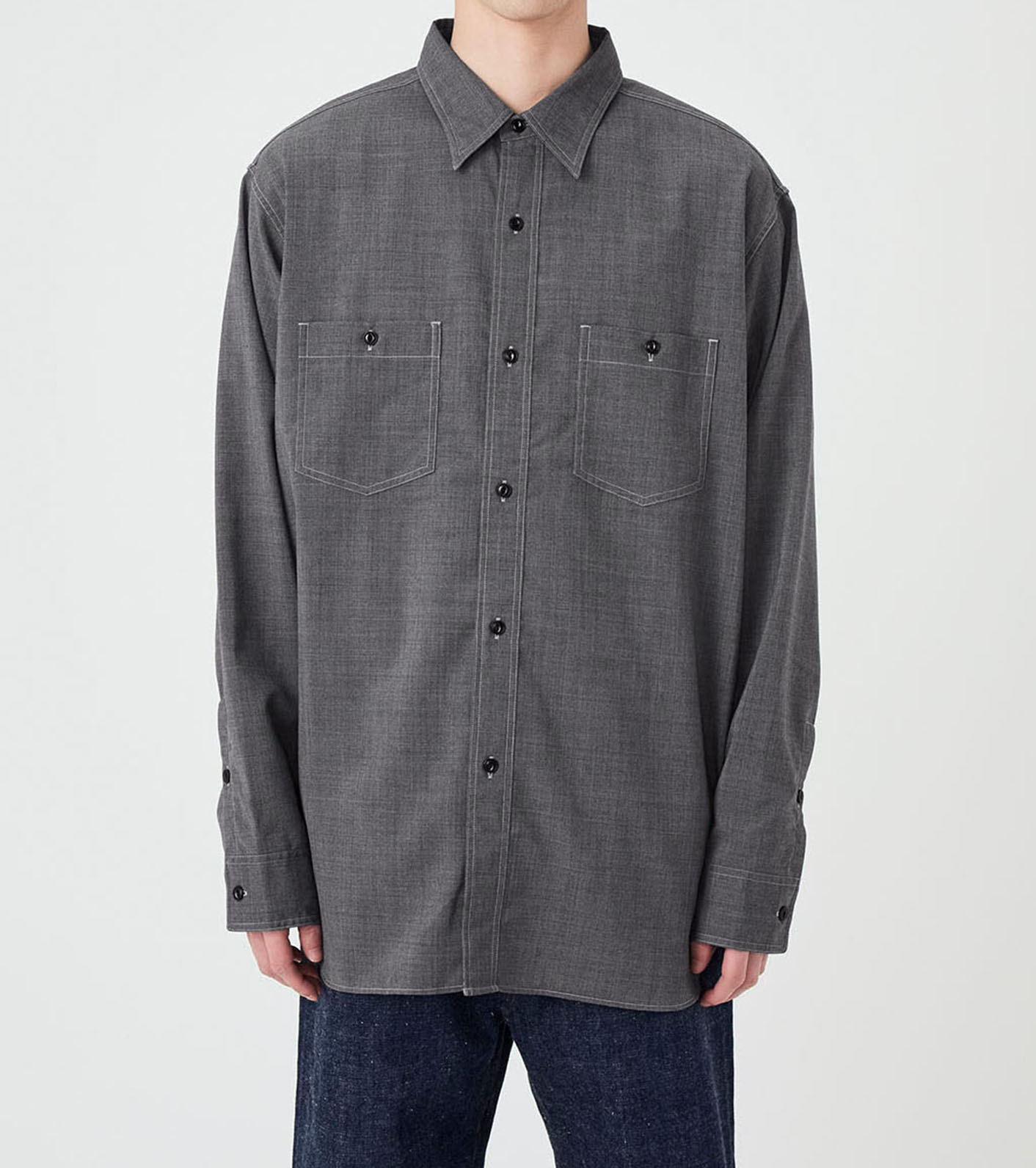 Polyester Wool Field Shirt