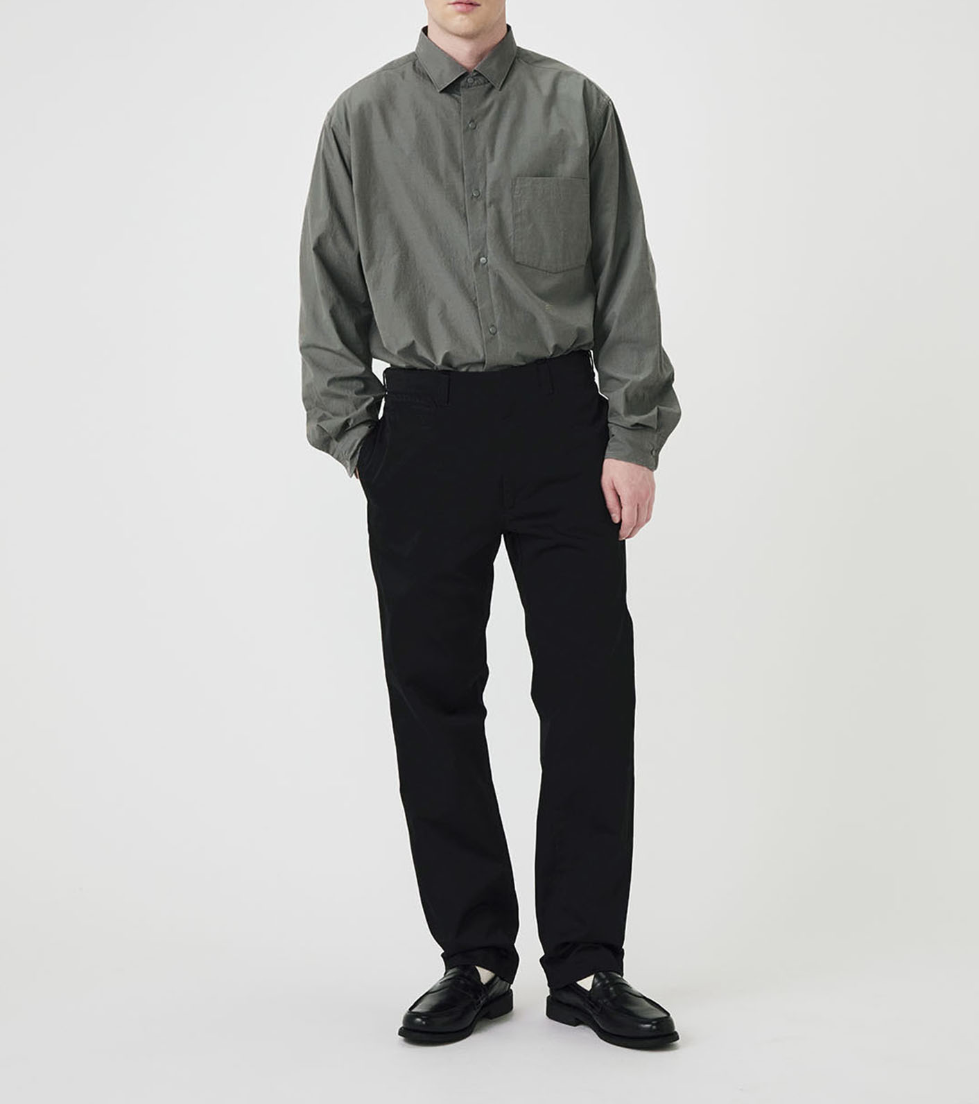 Regular Collar Wind Shirt