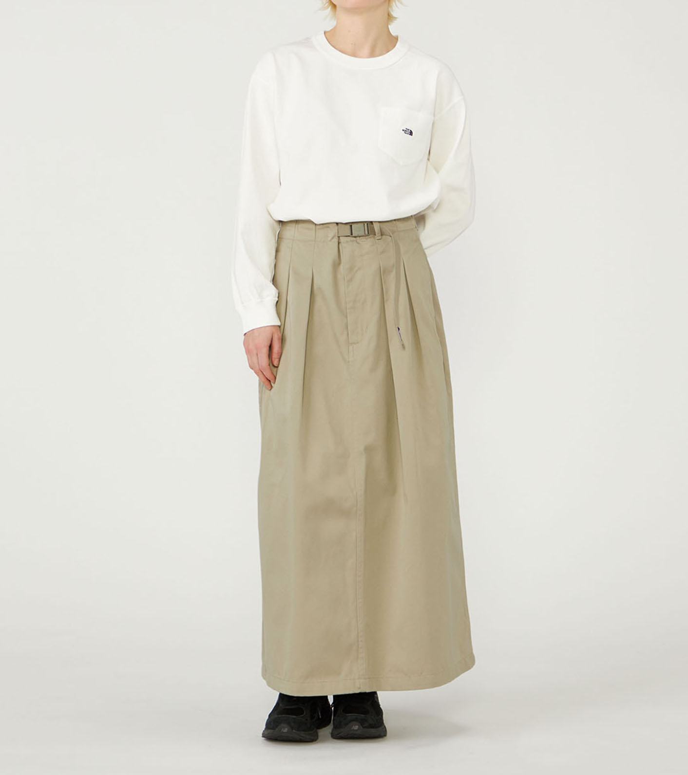 Chino Tuck Field Skirt