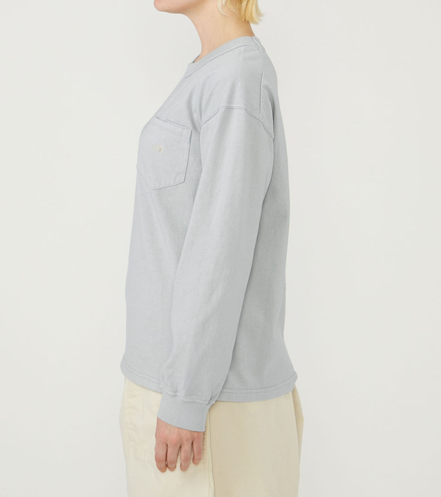 8oz Field Long Sleeve Pocket Tee