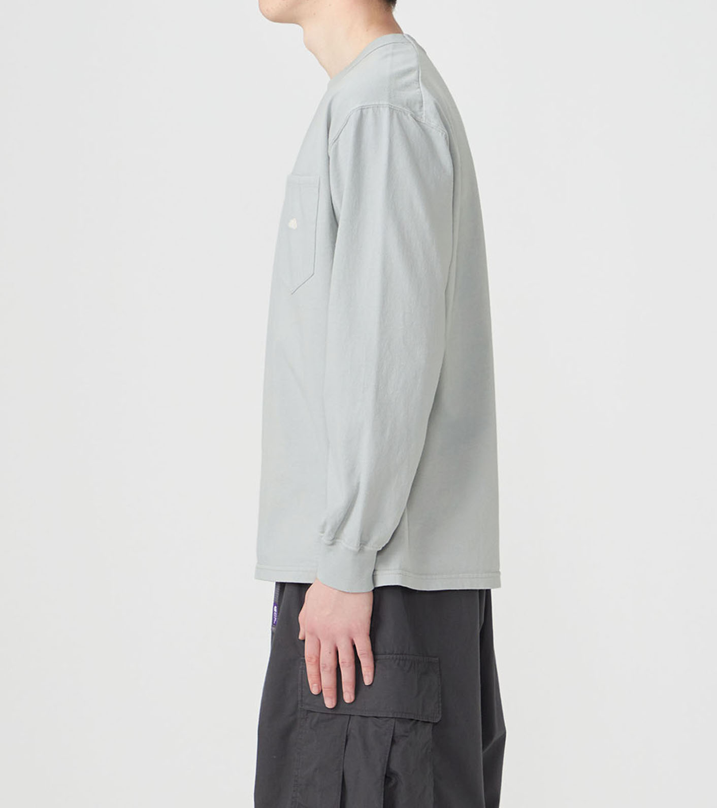 8oz Field Long Sleeve Pocket Tee