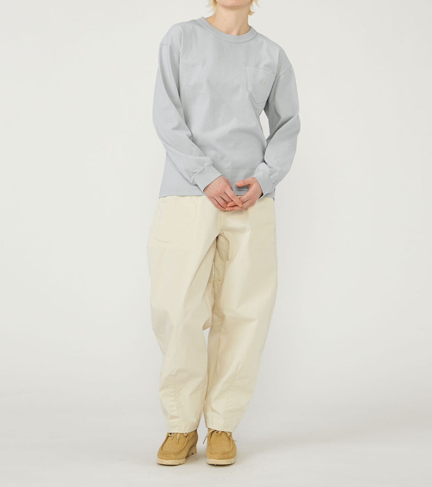 8oz Field Long Sleeve Pocket Tee