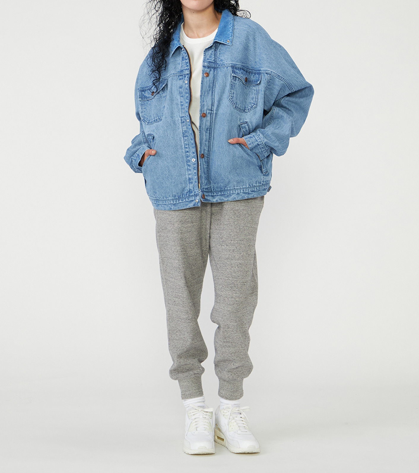 Linen Cotton Denim Field Jacket