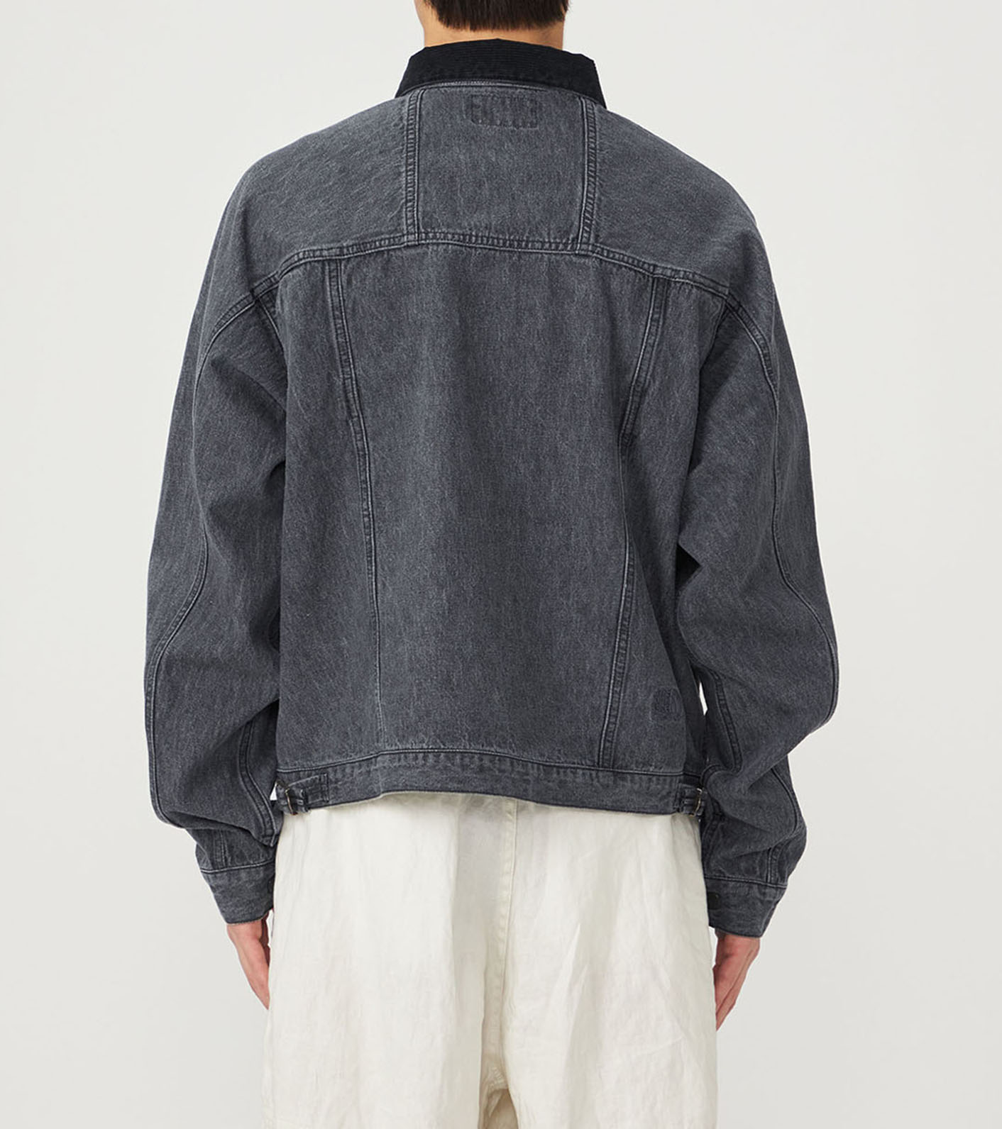 Linen Cotton Denim Field Jacket