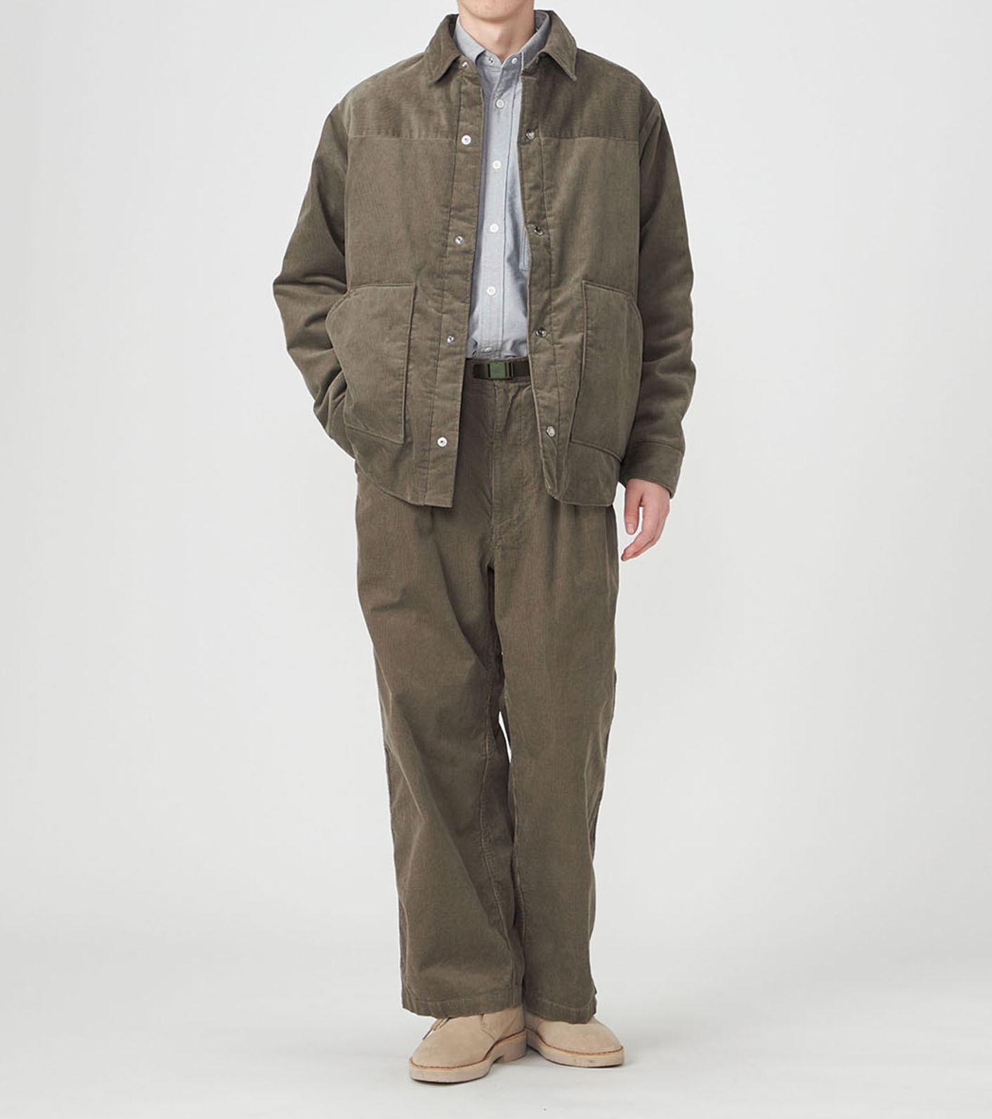 Corduroy Field Insulation Shirt Jacket