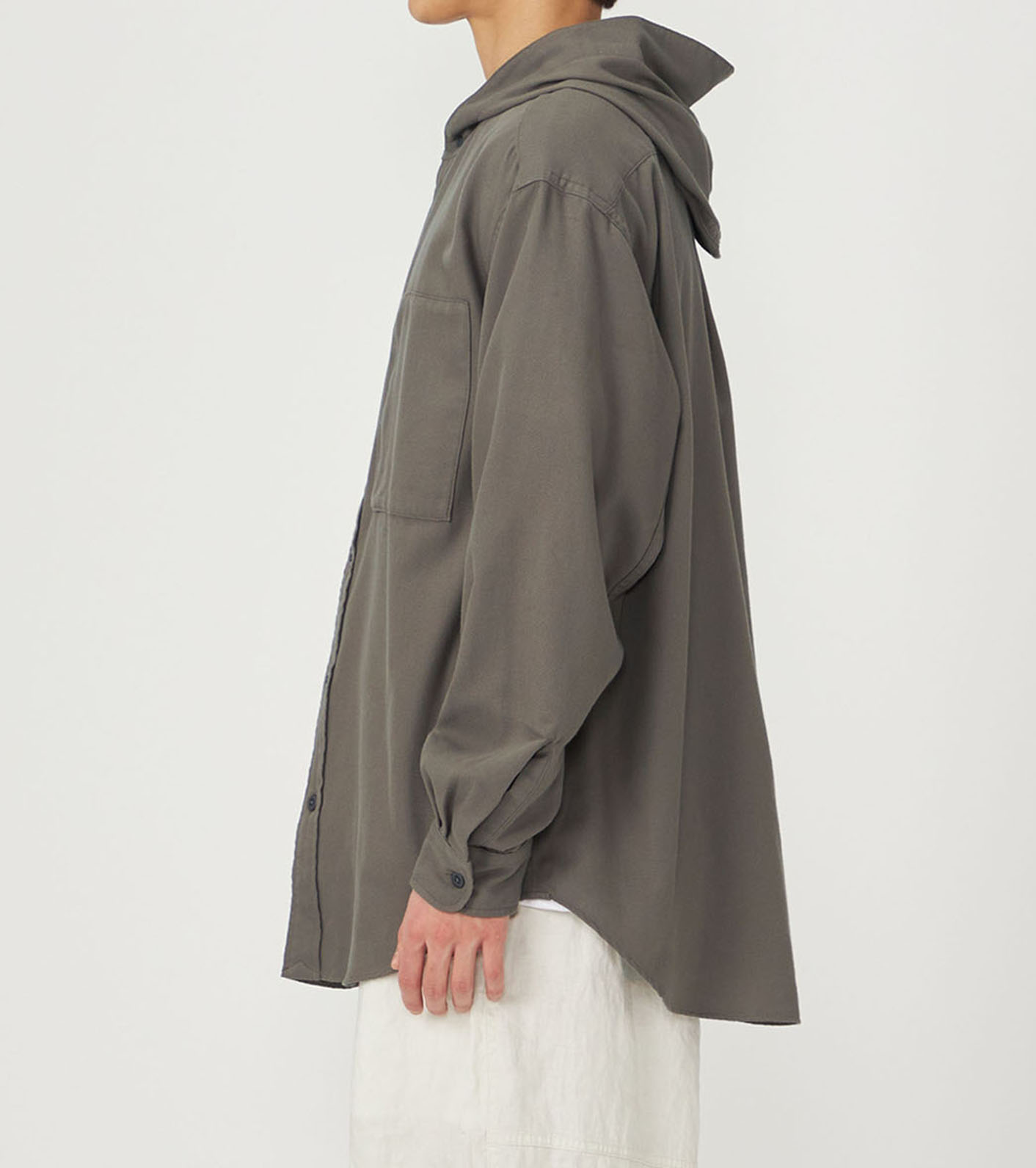Royal Oxford Mountain Hooded Shirt